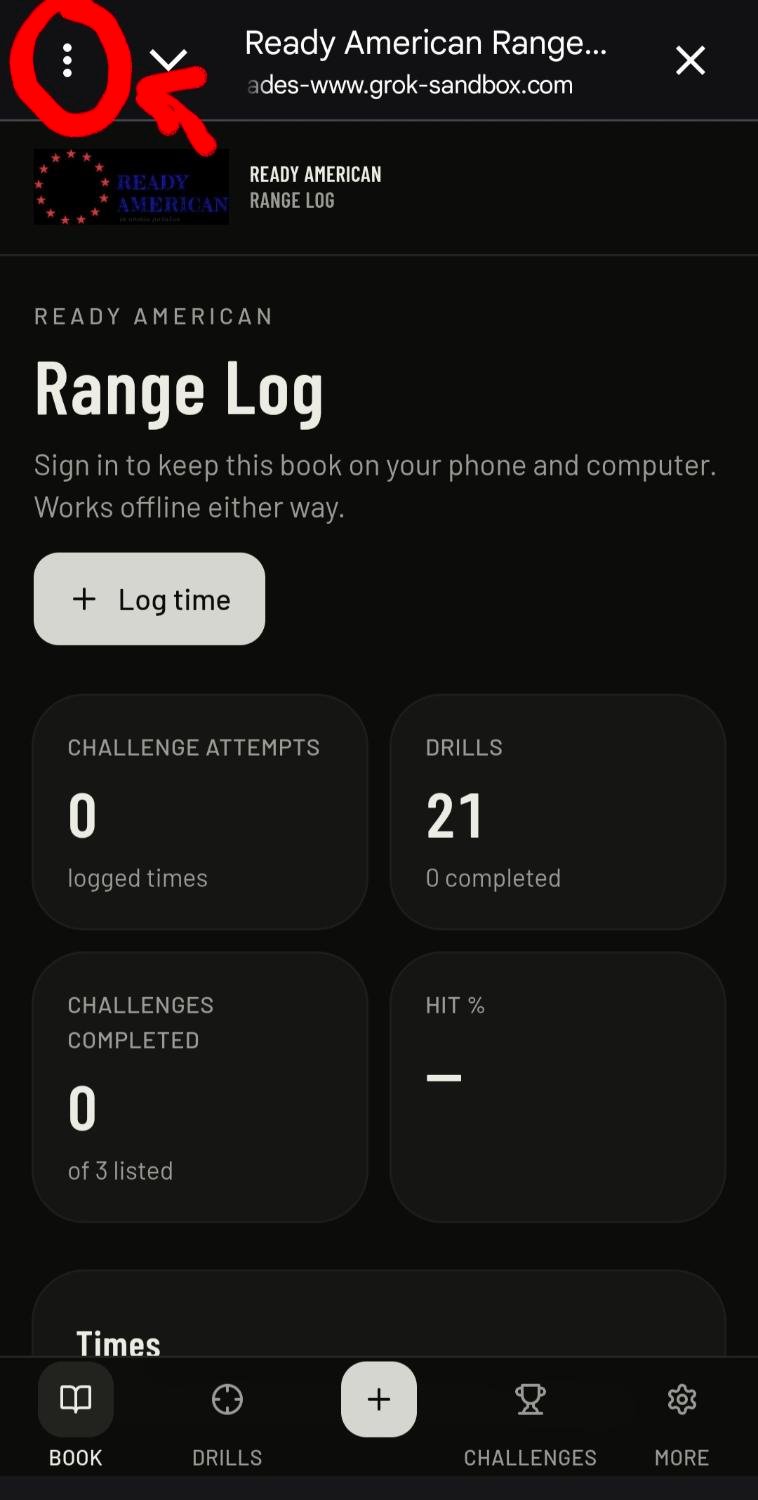 Step 1: Tap the three dots
