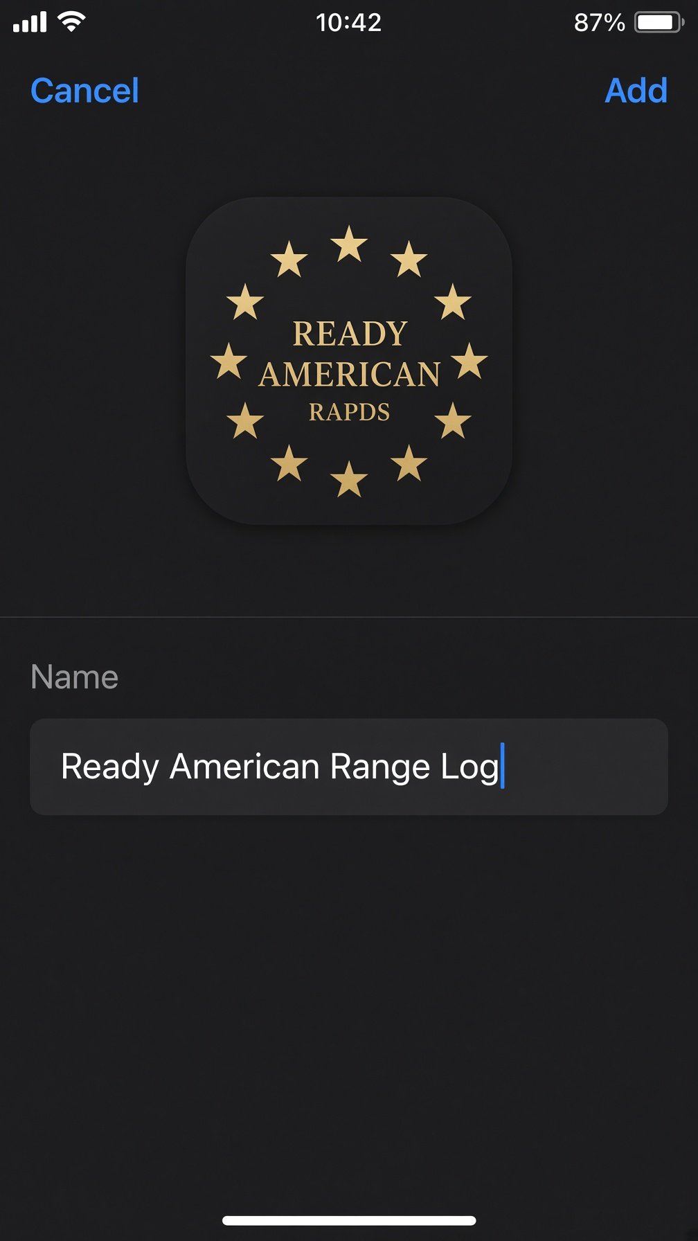 Step 3: Tap Add